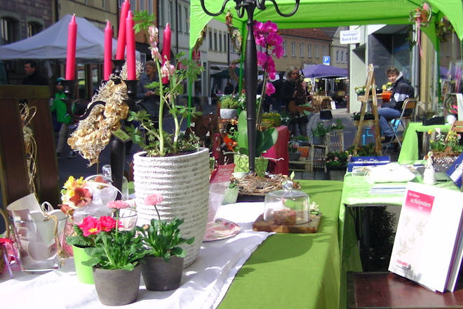 Impressionen vom Frühjahrsmarkt in Hammelburg