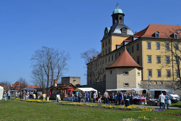 Impressionen vom Frühlingsmarkt im Schlosspark Moritzburg in Zeitz