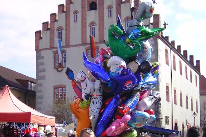 Impressionen vom Frühjahrsmarkt in Hammelburg