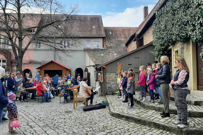 Impressionen vom Frühlingsmarkt in Kleinlangheim