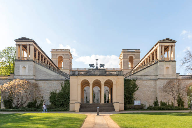 Das Belvedere Pfingstberg in Potsdam lädt ein zum Frühlingsmarkt.