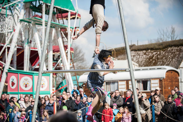 Impressionen vom Jahrmarkt anno dazumal in Mechernich-Kommern