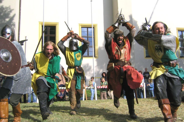 Eindrücke vom Mittelalterlichen Osterspektakulum auf Schloss Burgk in Freital