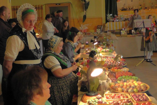 Eindrücke vom Mittellausitzer Ostereiermarkt in Elsterheide