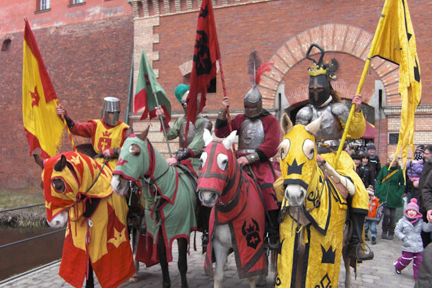 Eindrücke vom Oster-Ritterfest auf der Zitadelle Spandau