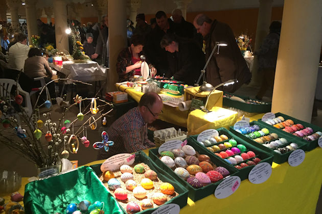 Impressionen vom Ostereiermarkt auf Schloss Friedenstein in Gotha