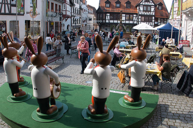 Impressionen vom Ostereiermarkt in Michelstadt