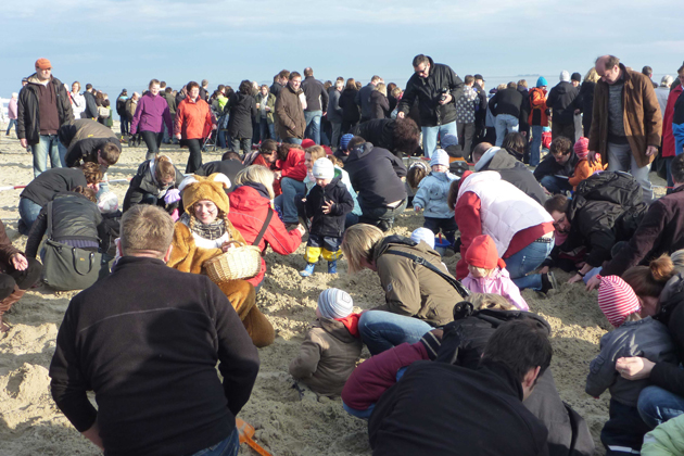 Ostereiersuchen in Wyk auf Föhr