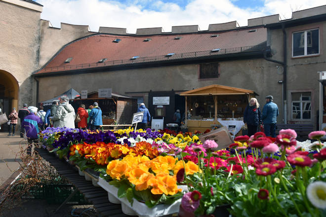 Impressionen vom Ostermarkt auf Schloss Wolkenburg in Limbach-Oberfrohna