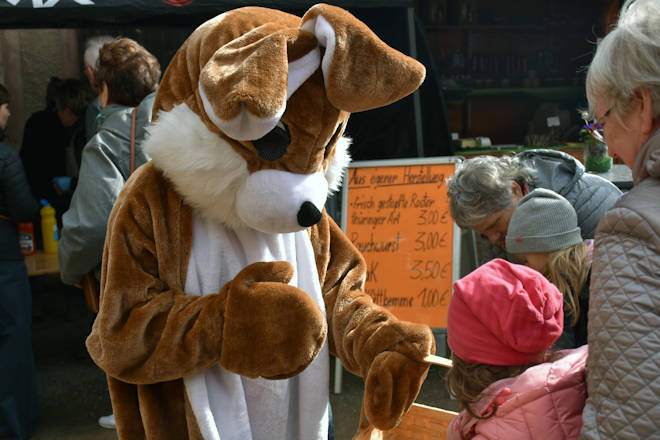 Impressionen vom Ostermarkt auf Schloss Wolkenburg in Limbach-Oberfrohna