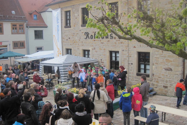 Impressionen vom Frühlingsmarkt in Bad Lauchstädt