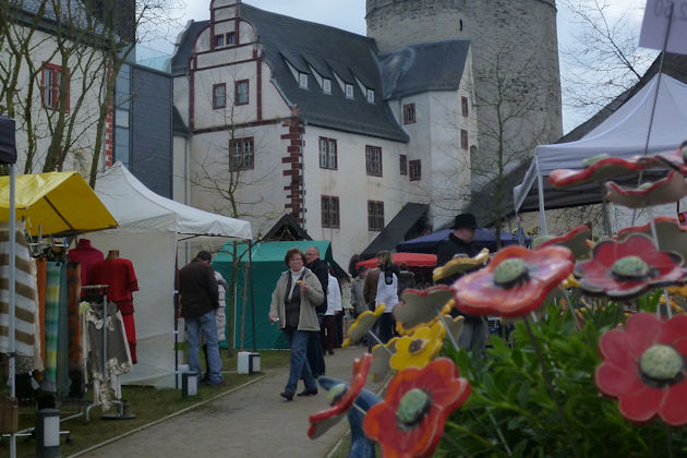 Impressionen vom Ostermarkt an der Osterburg in Weida