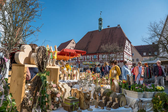 Impressionen vom Ostermarkt in Hilpoltstein