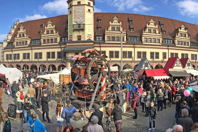 Impressionen vom Ostermarkt in Leipzig