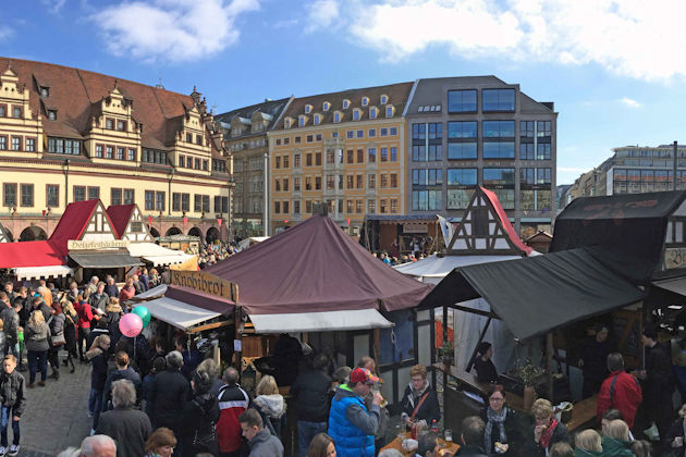 Impressionen vom Ostermarkt in Leipzig