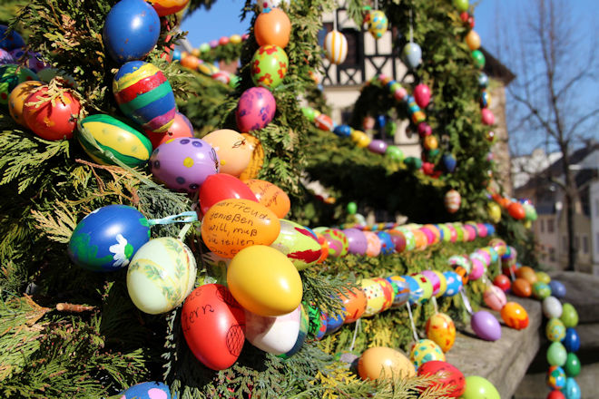 Impressionen vom Ostermarkt in Pößneck