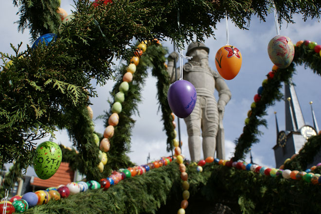 Impressionen vom Ostermarkt in Pößneck