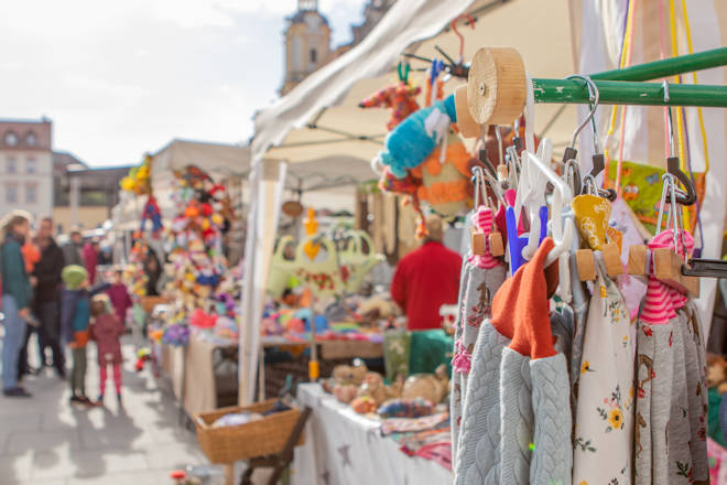 Impressionen vom Ostermarkt in Weißenfels