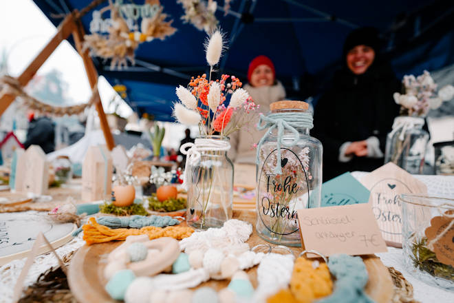 Impressionen vom Ostermarkt mit Kreativwerkstatt in Ravensburg