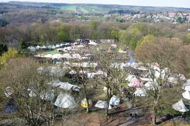 Impressionen vom Osterspektakel vor der Hohensyburg in Dortmund-Syburg