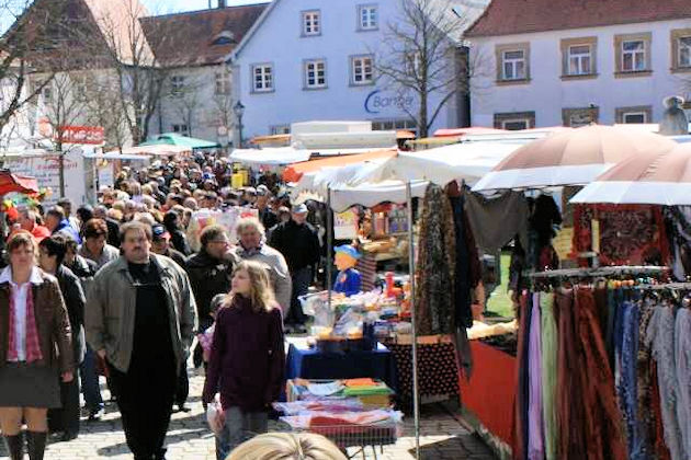 Impressionen vom Palmmarkt in Hollfeld