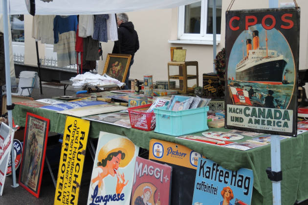 Impressionen vom Osterflohmarkt in Isny im Allgäu