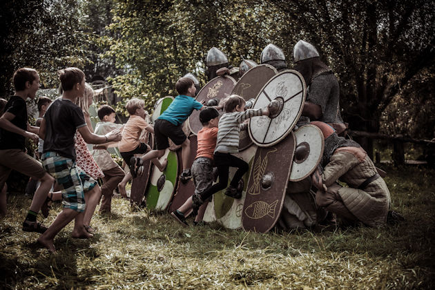 Impressionen vom Osterfest im Freilichtmuseum Ukranenland in Torgelow